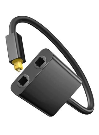 Digital Optical Splitter 1 in 2 Out Toslink Splitter Audio Optical Cable Adapter Fiber Converter 24K Gold Plated Connector for Home Theatre - pzsku/Z6C98AF7AF4EF4EB4A2A1Z/45/_/1684488641/8177d44e-dbc5-420a-96dd-6011444668e7