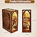 ISSEVE DIY Book Nook Kit 3D Wooden Puzzle DIY Miniature House Kit for Booknook Shelf Insert Decoration Magic Book House Stand Bookshelf Dollhouse for Adults with Sensor Light Library of Books - Image 4