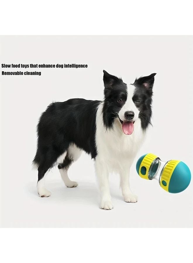 Yellow Green Interactive Pet Slow Feeder Dispenser Toy For Dogs Cats Training Dental Health - Image 5