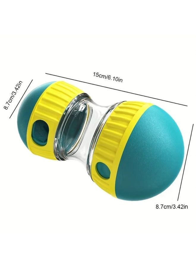 Yellow Green Interactive Pet Slow Feeder Dispenser Toy For Dogs Cats Training Dental Health - Image 3