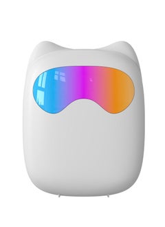 Night light HD Mini Pocket printer colorful light inkless priting endurance bluetooth connectivty for Study Notes, Memo, Photos, Lists Compatible with iOS & Android Smartphone (Round)