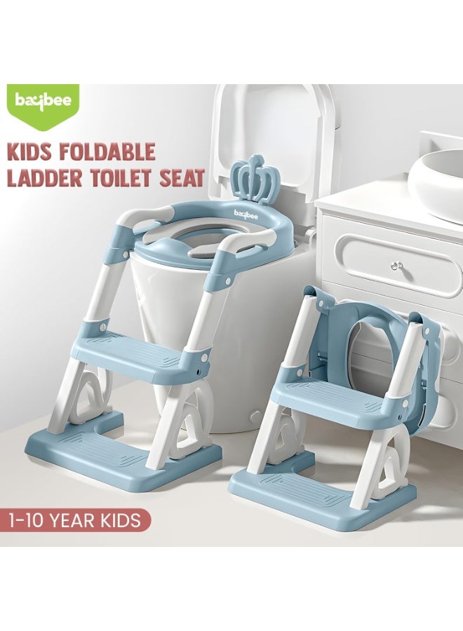 كرسي تدريب الأطفال على الحمام مع سلم متعدد الاستخدامات – قابل للطي - Image 2