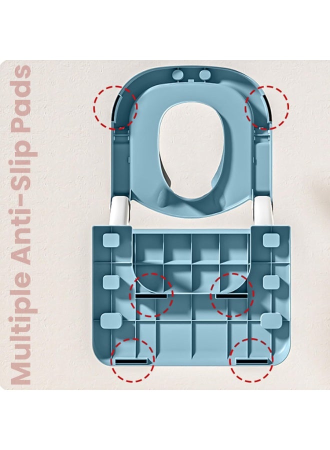 كرسي تدريب الأطفال على الحمام مع سلم متعدد الاستخدامات – قابل للطي - Image 3