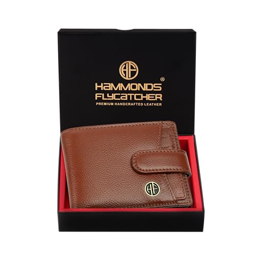 HAMMONDS FLYCATCHER Wallet for Men Leather Original, Mens Wallet, Leather Wallets for Men Stylish, Bi-Fold Wallets for Man, 5 Card Slots, Easy Access Card Slots, Coin Pocket, Gift for Mens - Tan - Image 1