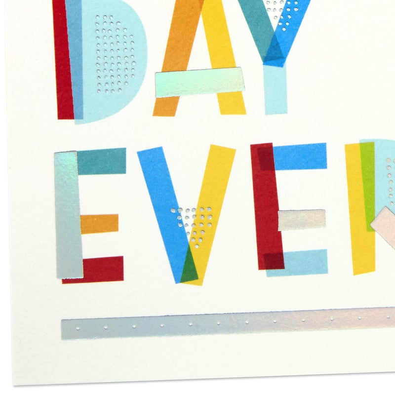 Hallmark Birthday Cards Assortment, 24 Cards with Envelopes (Rainbow Lettering, Best Day Ever) - Image 4