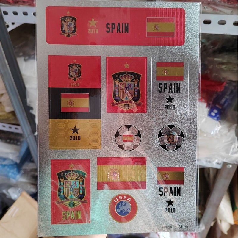 A4 Sticker Football Fan Decal*2PCS