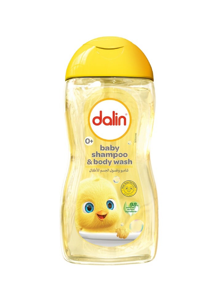 Dalin Baby Shampoo & Body Wash – 200ml – Tear-Free, Gentle Formula for Hair & Skin, Hypoallergenic - Image 1