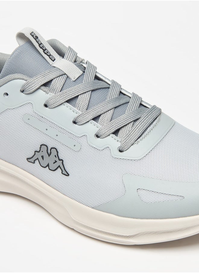 Kappa Men's Textured Sports Shoes with Lace-Up Closure  - Image 5