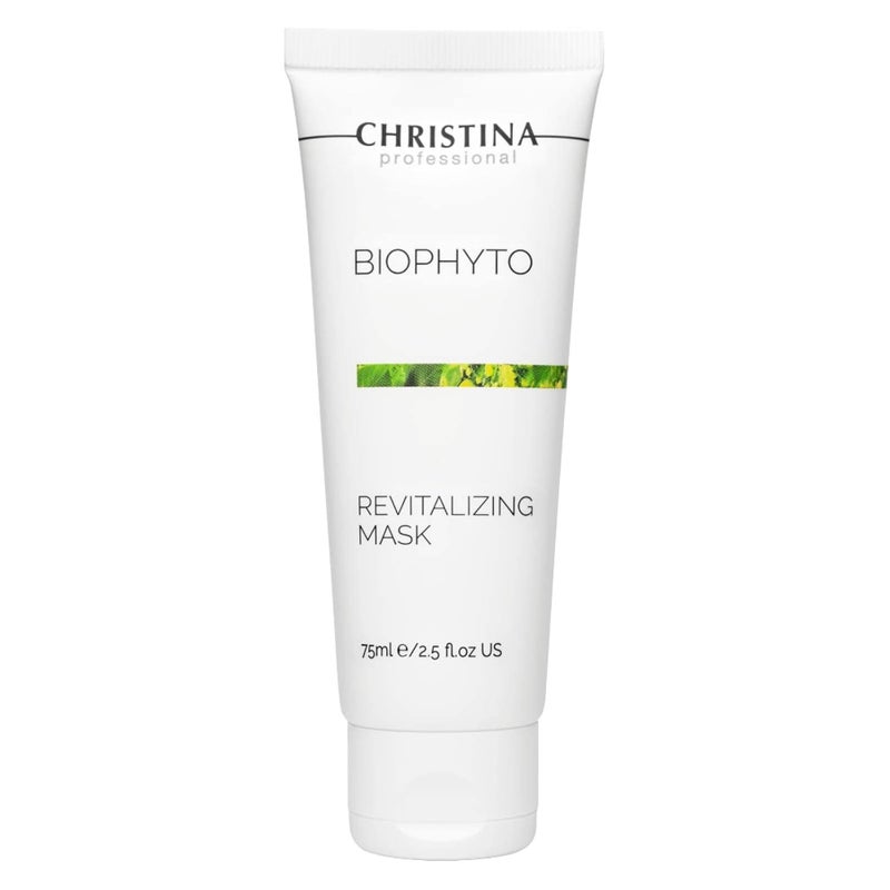 -CHRISTINA- Christina Bio Phyto Revitalizing Facial Mask  Hydrating AntiAging Face Masks Skincare  Reduces Wrinkles and Uneven Skin Tone  Algae Vitamins B9 and B12  Suits All Skin Types Men and Women 75ml
