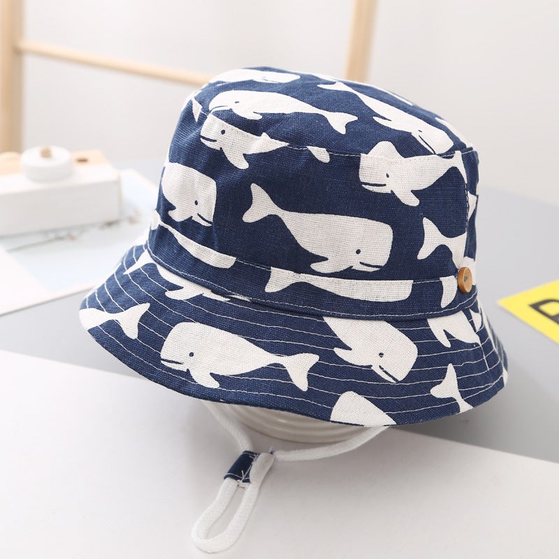 Children'S Hat Boy'S Summer Baby Fisherman Hat Thin Korean Style Middle And Big Children'S Sunshade Big Brim Girls' Fashion Trendy - Image 4
