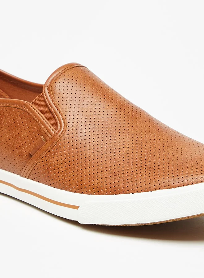 Lee Cooper Men's Textured Slip-On Loafers