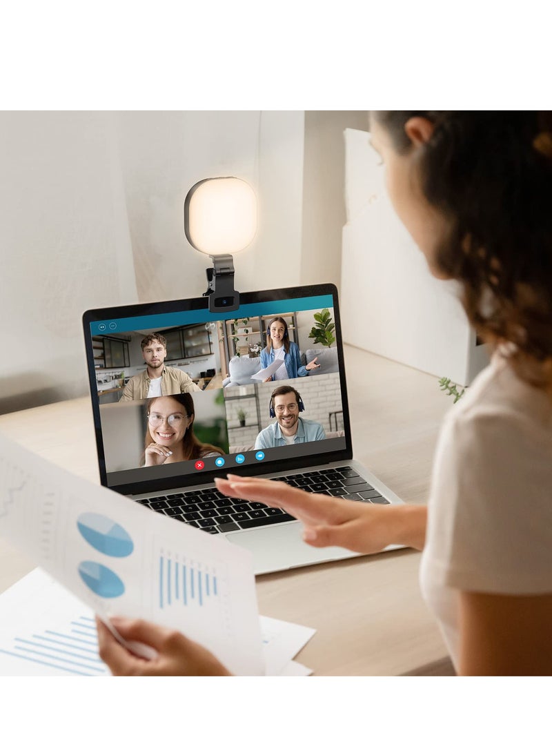 Excefore LED Video Light, Mini Selfie Light Camera Led for Phone, Laptop, Tablet and Computer, Dimmable Fill Lamp - Image 4