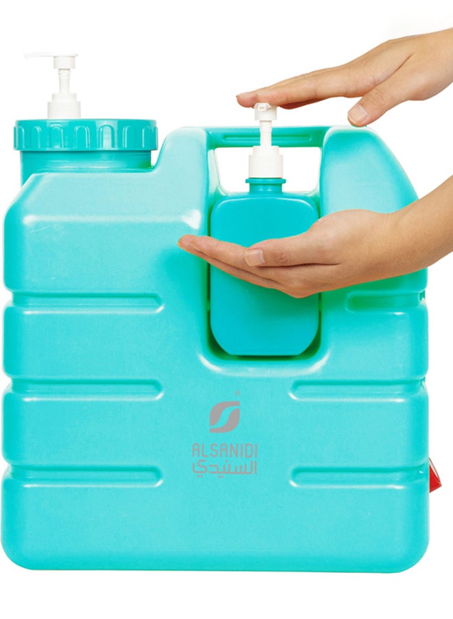 السنيدي، جالون مياه، جركل بلاستيكي 3*1، ازرق، سعة 25 لتر - Image 3