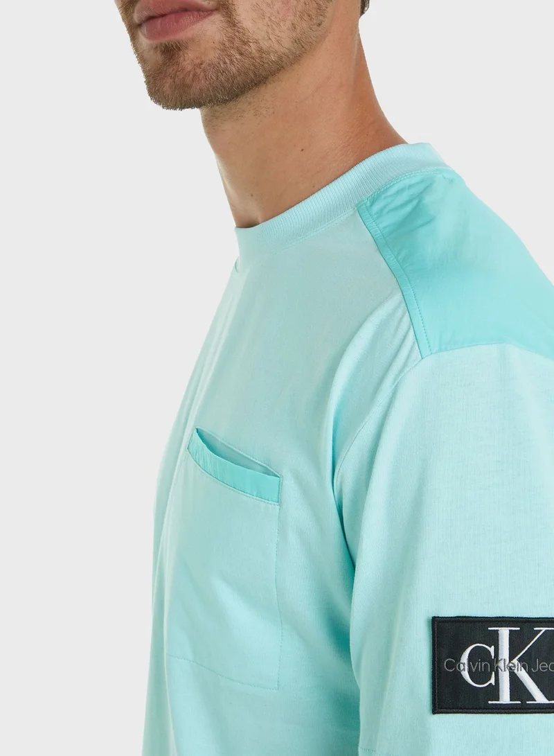 Calvin Klein Jeans Logo Crew Neck T-Shirt