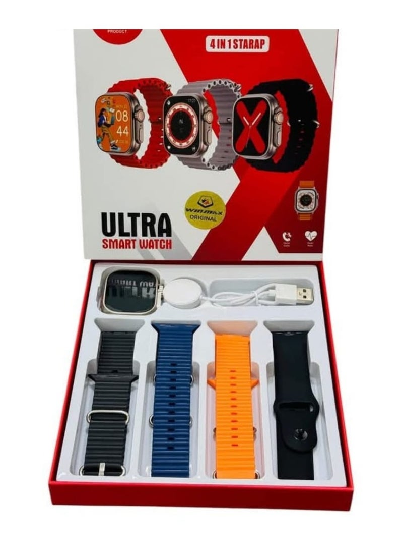 Winmax - Smart 4in1 Ultra Watch: A Cutting-Edge Timepiece that Combines Style, Functionality, and Innovation, Featuring a Sleek Design, Advanced Health Monitoring, and Seamless Smartphone Connectivity!" - Image 1