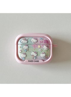 Hello Kitty Bear For AirPods4 For Apple 2/3 Generation Pro2 Bluetooth Wireless Headset Cute-Color:Pink Kt Bear Single Shell-Applicable Models:Airpods 4th Generation