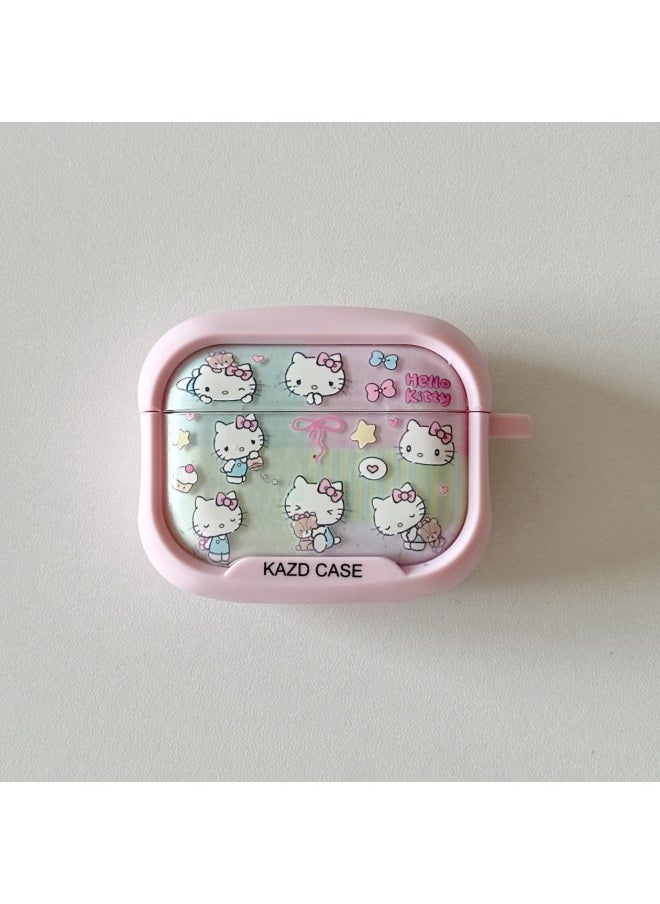 Generic - Hello Kitty Bear For AirPods4 For Apple 2/3 Generation Pro2 Bluetooth Wireless Headset Cute-Color:Pink Kt Bear Single Shell-Applicable Models:Airpods 4th Generation - Image 1