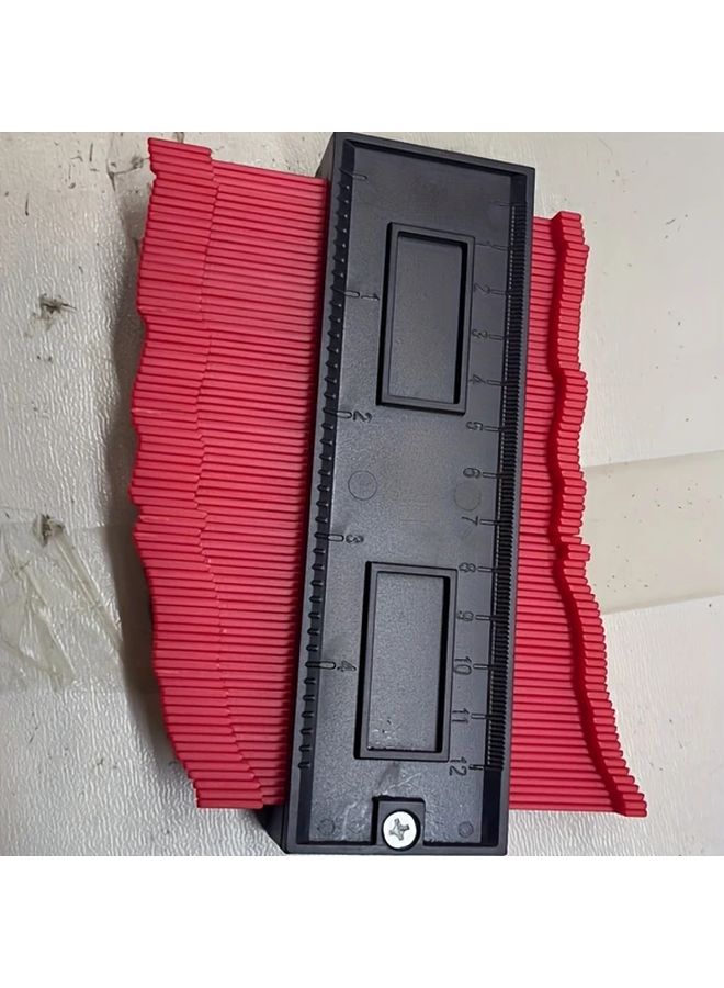 Protractor Shape Replicator Plastic Ruler For Woodworking Corners Carpet Tile Laminate - Image 1