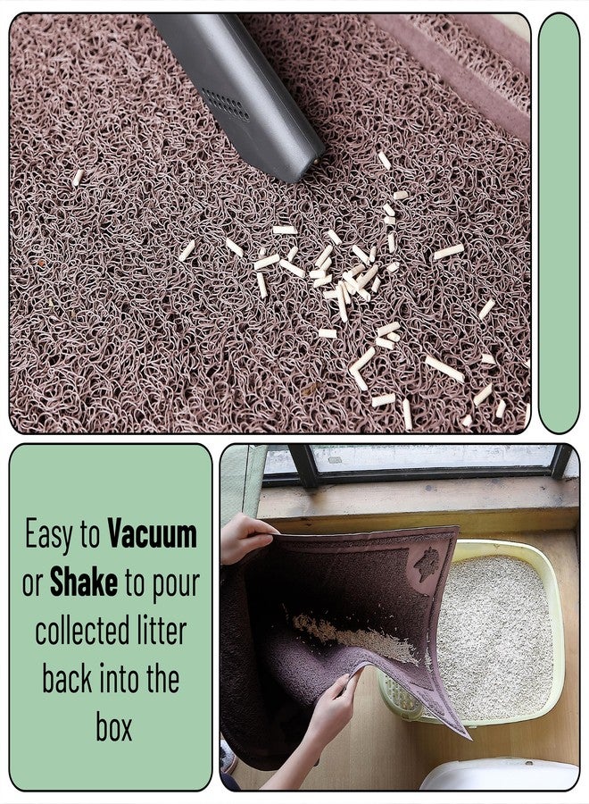 Mr. Pen Cat Litter Mat, 23'x 35', Brown, Litter Trapping Mat for Litter Box - Image 4