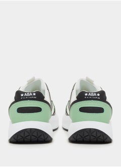 Styli Textured Chunky Sole Lace Up Sneakers by Styli  - Image 4
