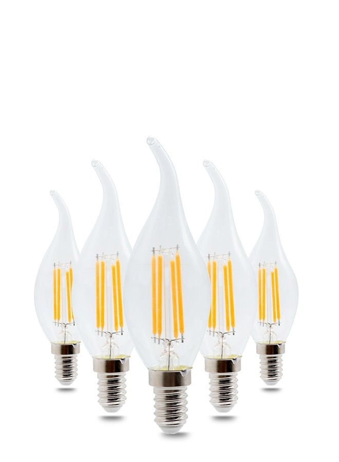 LED Bulbs (4W, E14, 5 Pieces, Cold White)