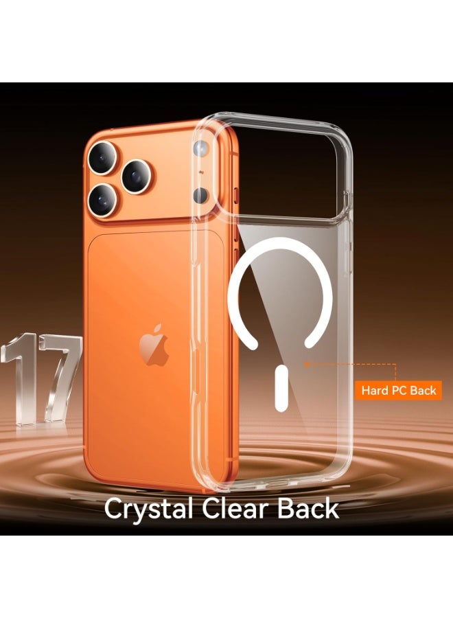 جوميلا حافظة شفافة لجهاز iPhone 17 Pro متوافقة مع MagSafe حماية ضد الخدوش والسقوط غطاء لجهاز iPhone 17 Pro حافظة رقيقة مغناطيسية شفافة لهاتف iPhone 17 Pro بحجم 6.3 إنش - Image 3