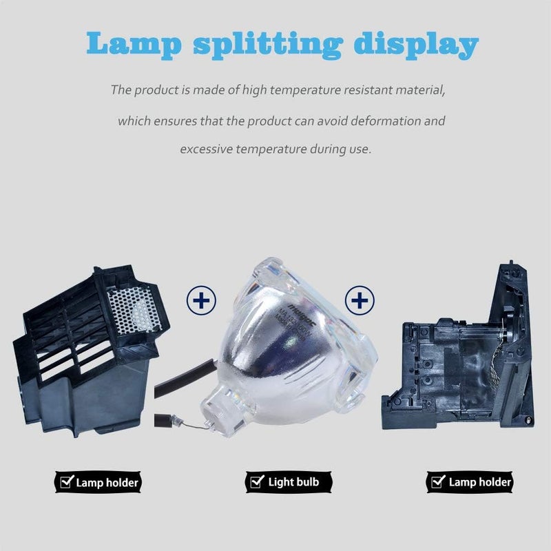 Molgoc 915B441001 Replacement Lamp Compatible with WD-82838,WD-65738,WD-82738,WD-60738,WD-60638,WD-65838,WD-73638 Rear Projection TV Lamp. - Image 2