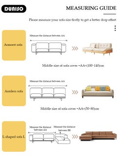 DUNISO 130*180cm Couch Cover,Weave Sofa Cover for Couch,Sectional Couch Covers Sofa Chair Slipcover for Home or Workplace Weave Sofa Towel Cover Tablecloth Carpet Throw Blanket For Bed  - Image 4