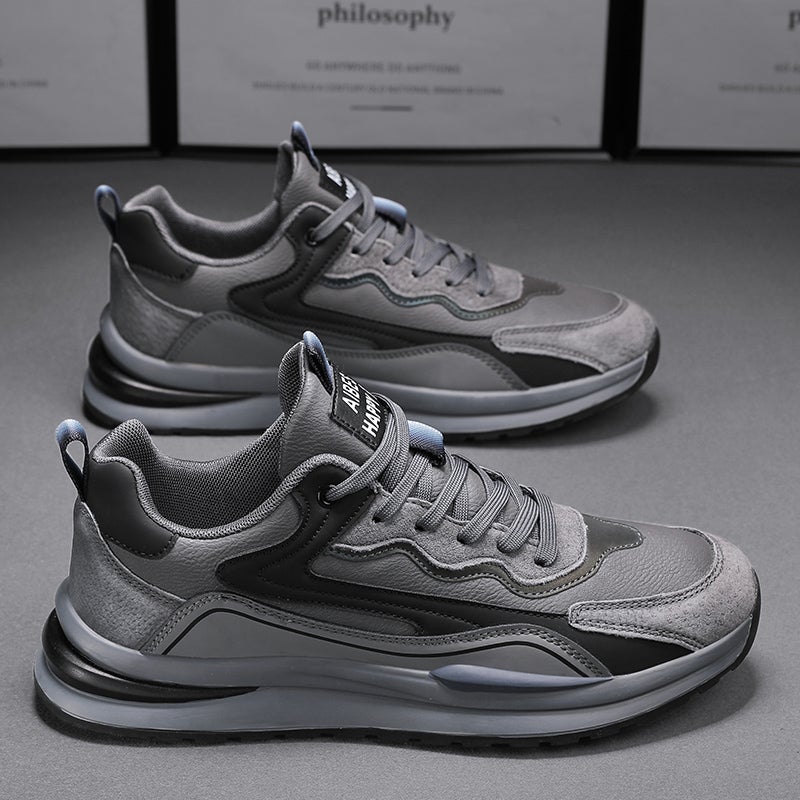Sports Men'S Shoes Leather Casual Work Work Soft Bottom Labor Protection Shoes - Image 2