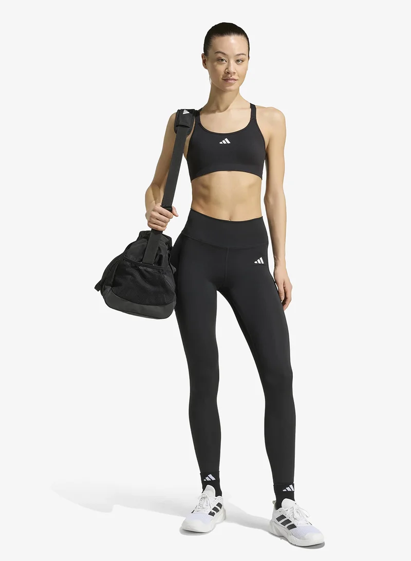 Adidas BLACK/WHITE Optime Seamless Double Pack Bra for Women | Best Price UAE