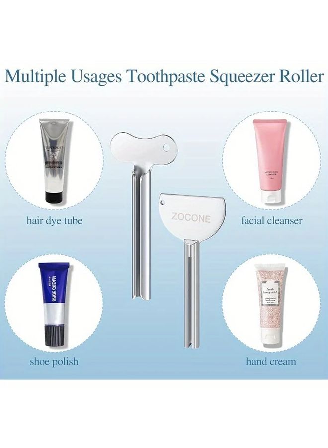 Stainless Steel Silver Toothpaste Squeezer Key 2pcs For Tube Squeezing - Image 5
