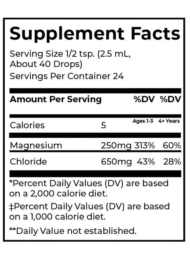 LiviaOne - Harmony Trace Minerals Concentrate - 72+ Minerals, Ionic Liquid Magnesium, Chloride, Potassium | Low Sodium | Energy, Electrolytes, Hydration - 2oz (Pack of 1) - Image 3