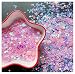 EHOPE Heart Star Butterfly Craft Sequins Holographic Nail Glitte Confetti Shell Snowflakes Nail Art Holographic Glitter Nail Art Glitter Sequins for Women Girls Nail DecorationPink50G - Image 2