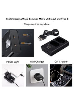 PHOLSY NP-FZ100 Battery Charger, PHOLSY Camera Battery Charger NP-FZ100 Dual USB Charger BC-QZ1 for NP-FZ100 Battery Compatible with Sony Camera a1 a9M2 a9 a7SM3 a7RM4A a7RM4 a7RM3A a7RM3 a7C a7M4 a7M3 a6600  - Image 4
