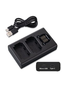 PHOLSY NP-FZ100 Battery Charger, PHOLSY Camera Battery Charger NP-FZ100 Dual USB Charger BC-QZ1 for NP-FZ100 Battery Compatible with Sony Camera a1 a9M2 a9 a7SM3 a7RM4A a7RM4 a7RM3A a7RM3 a7C a7M4 a7M3 a6600  - Image 1