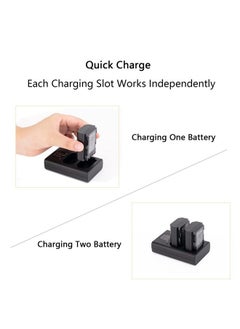 PHOLSY NP-FZ100 Battery Charger, PHOLSY Camera Battery Charger NP-FZ100 Dual USB Charger BC-QZ1 for NP-FZ100 Battery Compatible with Sony Camera a1 a9M2 a9 a7SM3 a7RM4A a7RM4 a7RM3A a7RM3 a7C a7M4 a7M3 a6600  - Image 2