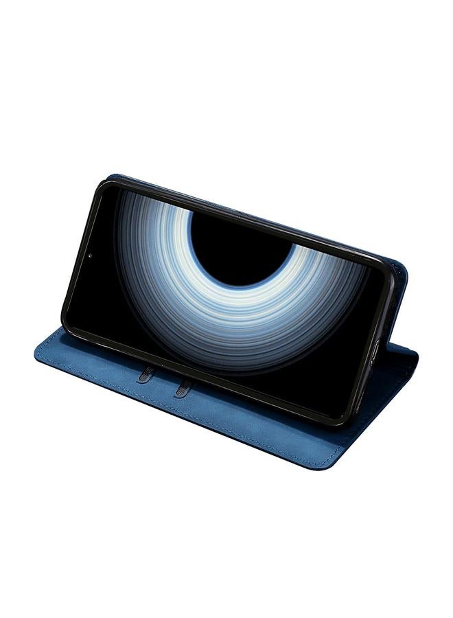 Zaboon Case For Huawei nova Y90 4G Skin Feel Magnetic Horizontal Flip Leather Phone Case - Image 4