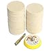 Hiqalty 2 Inch Wool Felt Polishing Pad Buffing Wheel SetDrill Polishing Kit for Metal Glass Stone 17 - Image 2