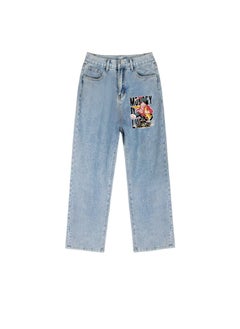 KUYING New One Piece Wide Leg Casual Jeans  - Image 1