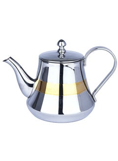 Alpaca Alpaca 3-Piece Decorative Stainless Steel Teapot Set Silver/Gold  - Image 2