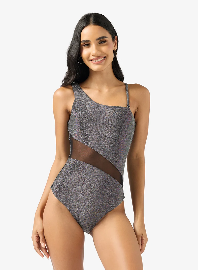 Ella  Swimsuit With Sheer Waist for Women | Best Price UAE