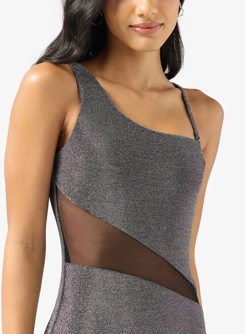 ELLA Swimsuit With Sheer Waist