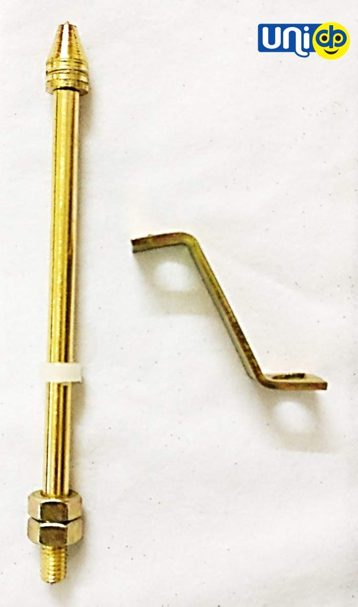 UNIq Indian 3D Car Flag - Outdoor Bonnet Décor With Golden Metal Rod Suitable for All Models, Made of Aluminium - Image 5