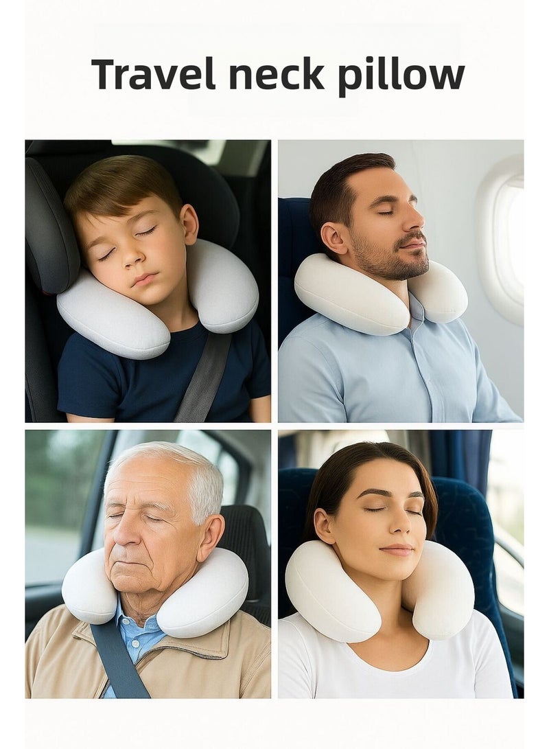 ارينا وسادة للرقبة مقاس 32*32*8 cm مزدوج الجوانب مصممة لدعم الرأس والرقبة أثناء النوم والسفر  وتوفير راحة مثالية. - Image 2