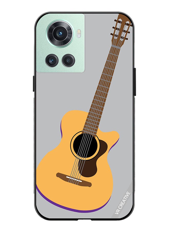VR CREATIVE Protective Case Cover For OnePlus 10R Guitar Musical Design Multicolour  - Image 1