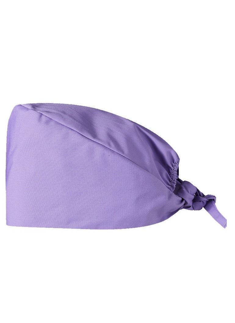 Gasin Medical Cotton Surgical Cap Fluffy Cap Purple  - Image 1
