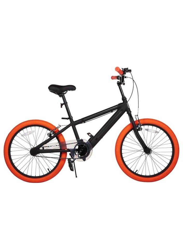 ليت دراجة أطفال ليت يو إف أو ٢٠ مزودة بإضاءة ليد مدمجة في الإطار، متوفرة باللون الأسود، مناسبة للأولاد والبنات. - Image 3