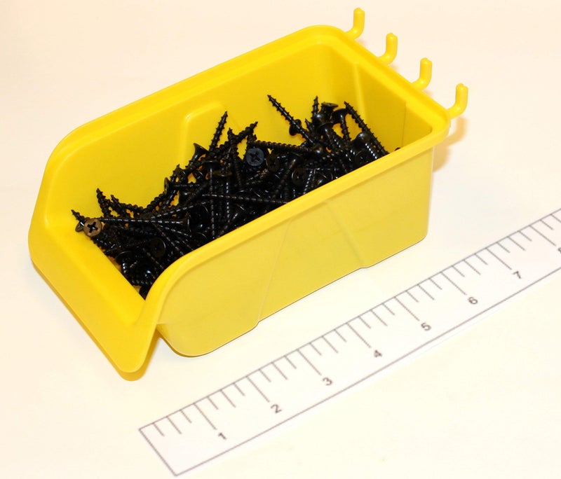 WallPeg Peg Board Bin Kit - Kit PB-4 - Pegboard Accessories for Garage Storage & Tool Organizer - Workbench Bins Pegboard Accessories - Image 5