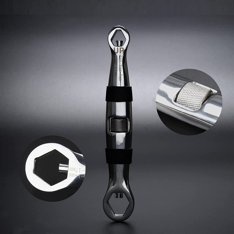 Deoxys Adjustable Wrench 23 in 1 Universal Wrench Set Ratchet Adjustable Wrench 719 MultiFunction Suitable for Car Repair - Image 1