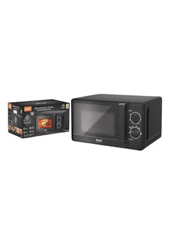 RAF Automatic stainless Microwave Black - quick 800 Watt cooking power , 20 liters, R.8008 